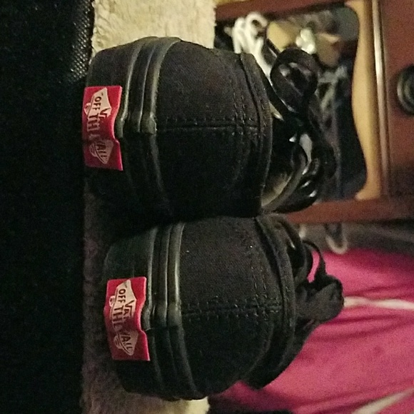 RESERVED Black vans size 3 - Picture 3 of 5
